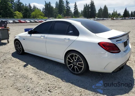 2018 Mercedes-Benz C 43 4Matic Amg from USA, damaged, VIN 55SWF6EB1JU275237